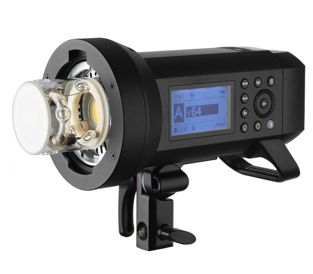 Вспышка Godox Witstro AD400Pro, 400 Дж (TTL, HSS, аккумулятор)