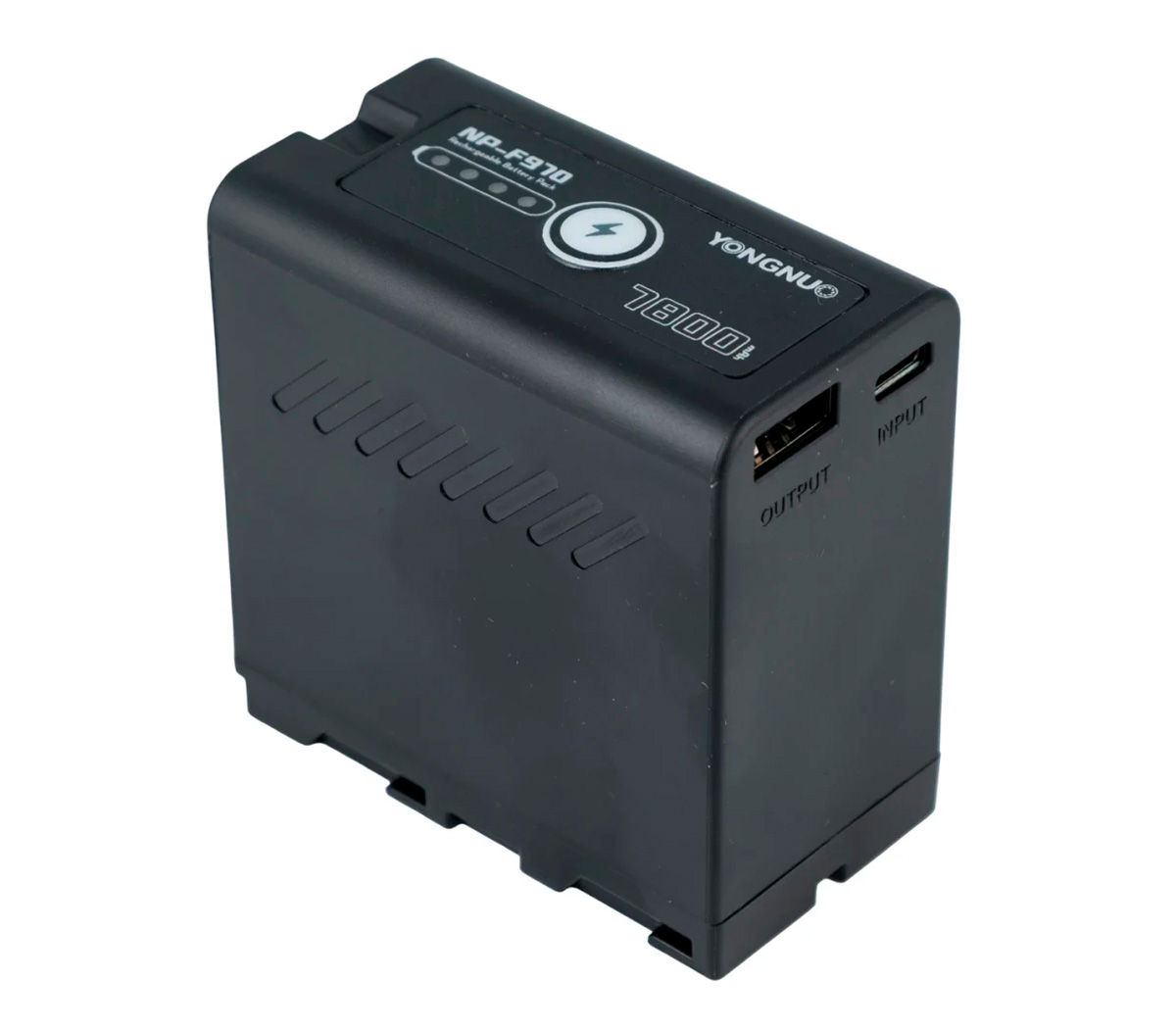 Аккумулятор Yongnuo NP-F970 7800 мАч, со встроенным зарядным устройством, USB-C