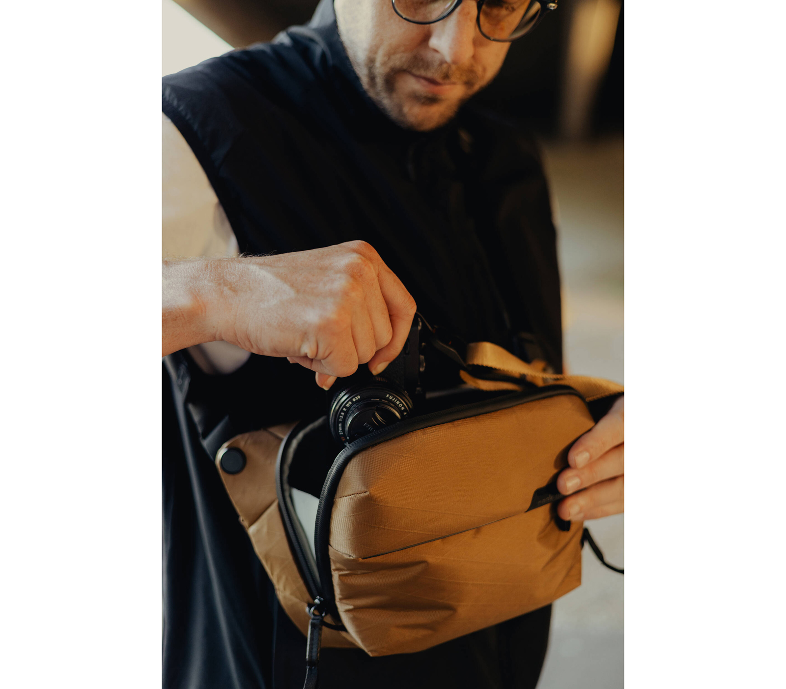 Сумка Peak Design The Everyday Sling 3L, цвет Coyote, коричневый