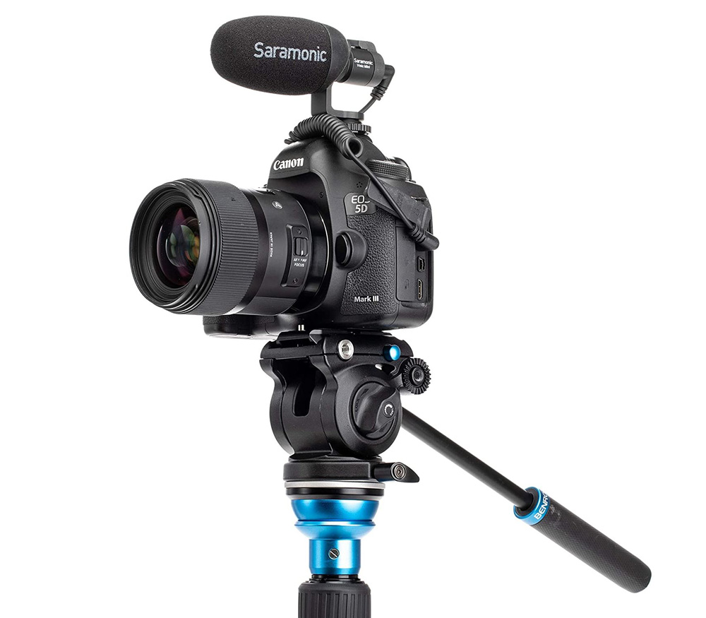 Штатив Benro Aero 2 PRO с видеоголовкой, клипсовые замки