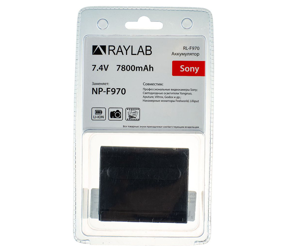 Аккумулятор Raylab NP-F970 7800 мАч (RL-F970)