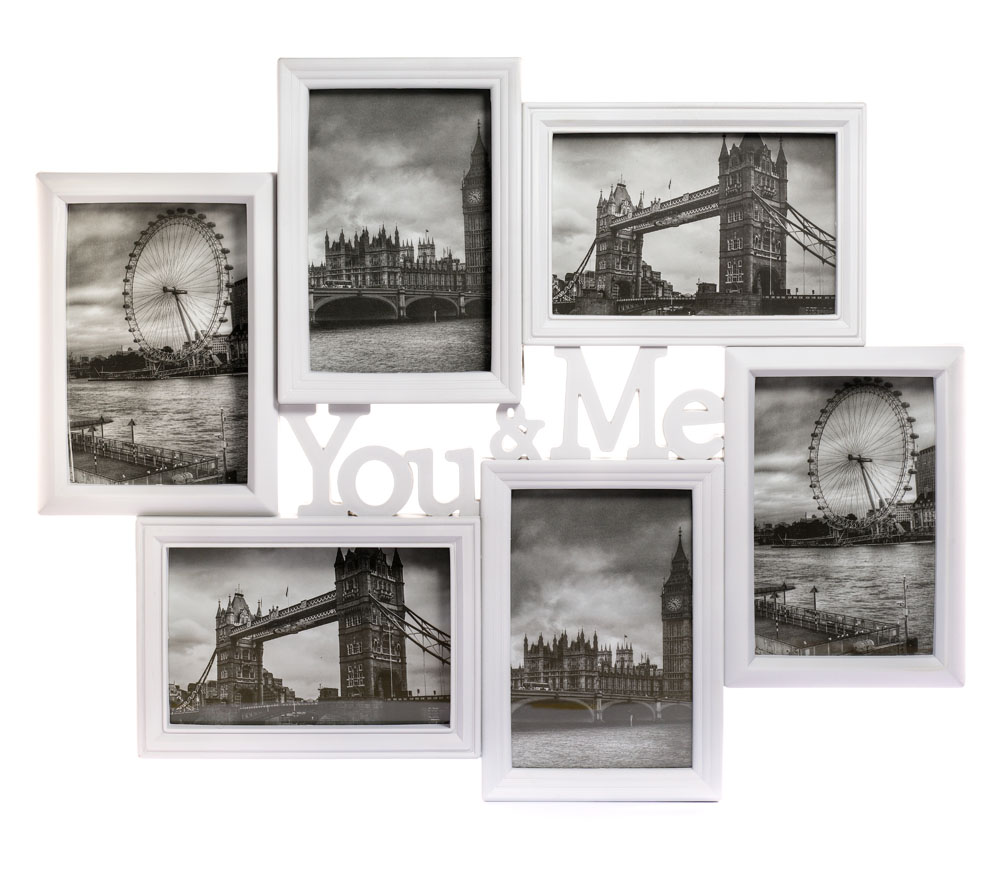 Мультирамка Fotografia на 6 фото 10х15 см (FFC-1027) белая