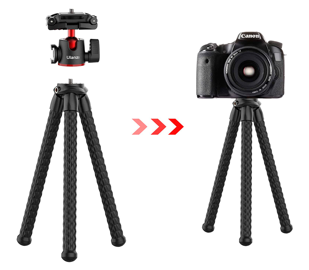 Штатив Ulanzi MT-33, multifunctional octopus tripod, с шаровой головой (уцененный)