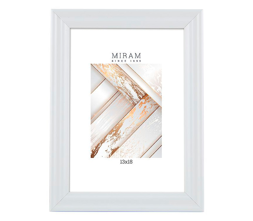 Фоторамка Мирам 13х18 см, белая (640261-5)