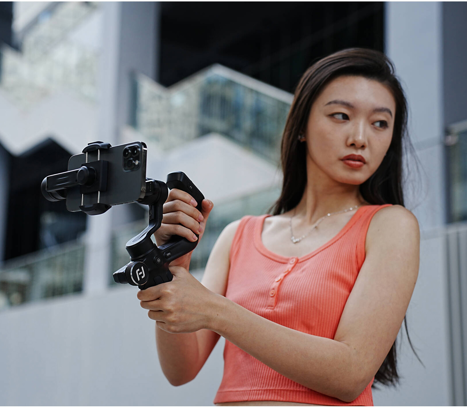 Стабилизатор FeiyuTech Scorp Mini P Kit, трехосевой, для смартфонов, черный (уцененный)