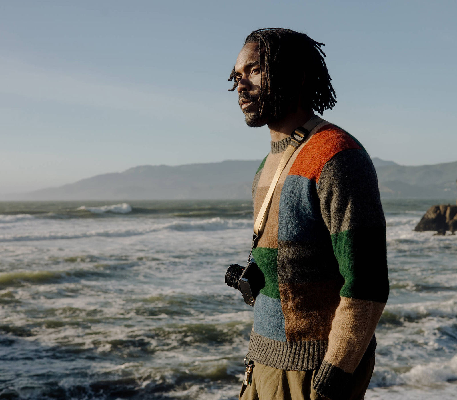 Ремень Peak Design Camera Strap Slide Lite, коричневый (Coyote) (уцененный)