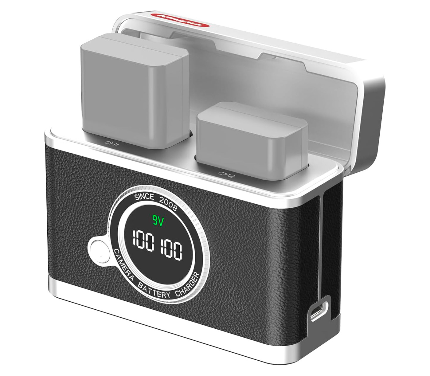 Зарядный кейс Kingma BM070-FW50 для 2х Sony NP-FW50, черный