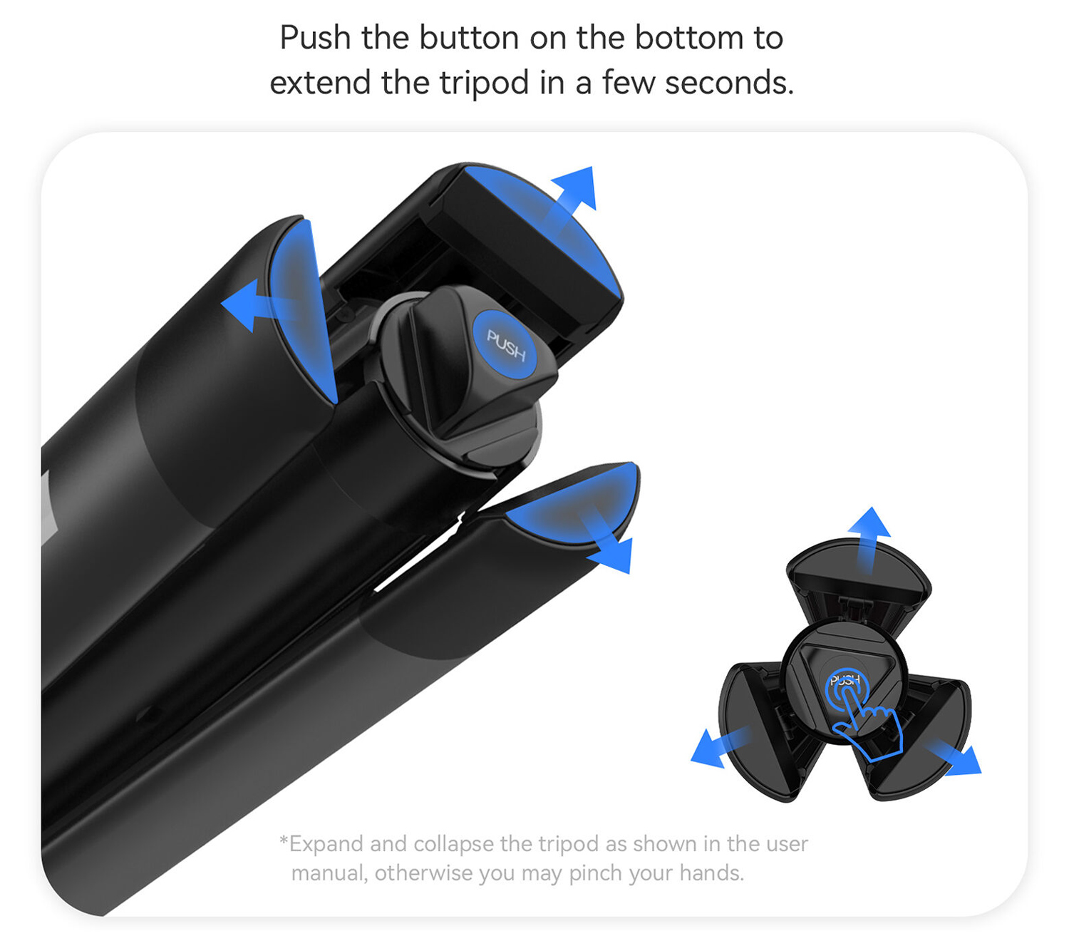 Стойка Ulanzi AT-01, высота 47-152 см, нагрузка до 5 кг (уцененный)