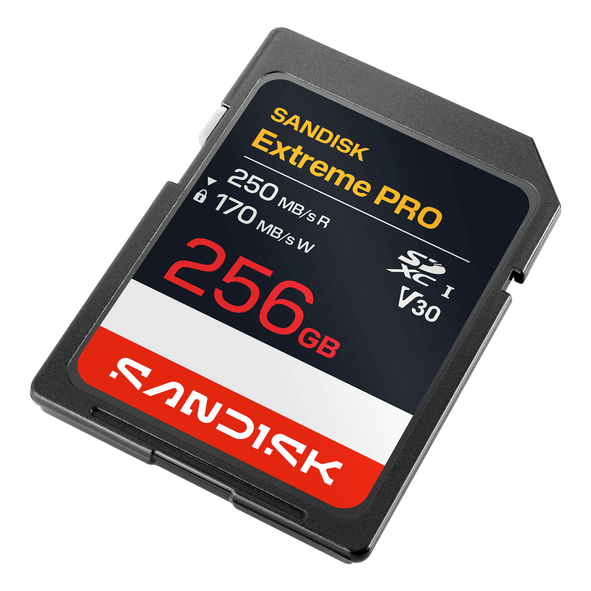 Карта памяти SanDisk SDXC 256GB Extreme Pro UHS-I V30 R250/W170MB/s