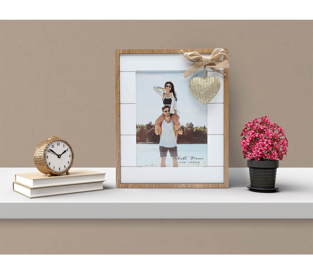 Фоторамка Fotografia "Сердце" 15x20 см, вертикальная (FFL-820)