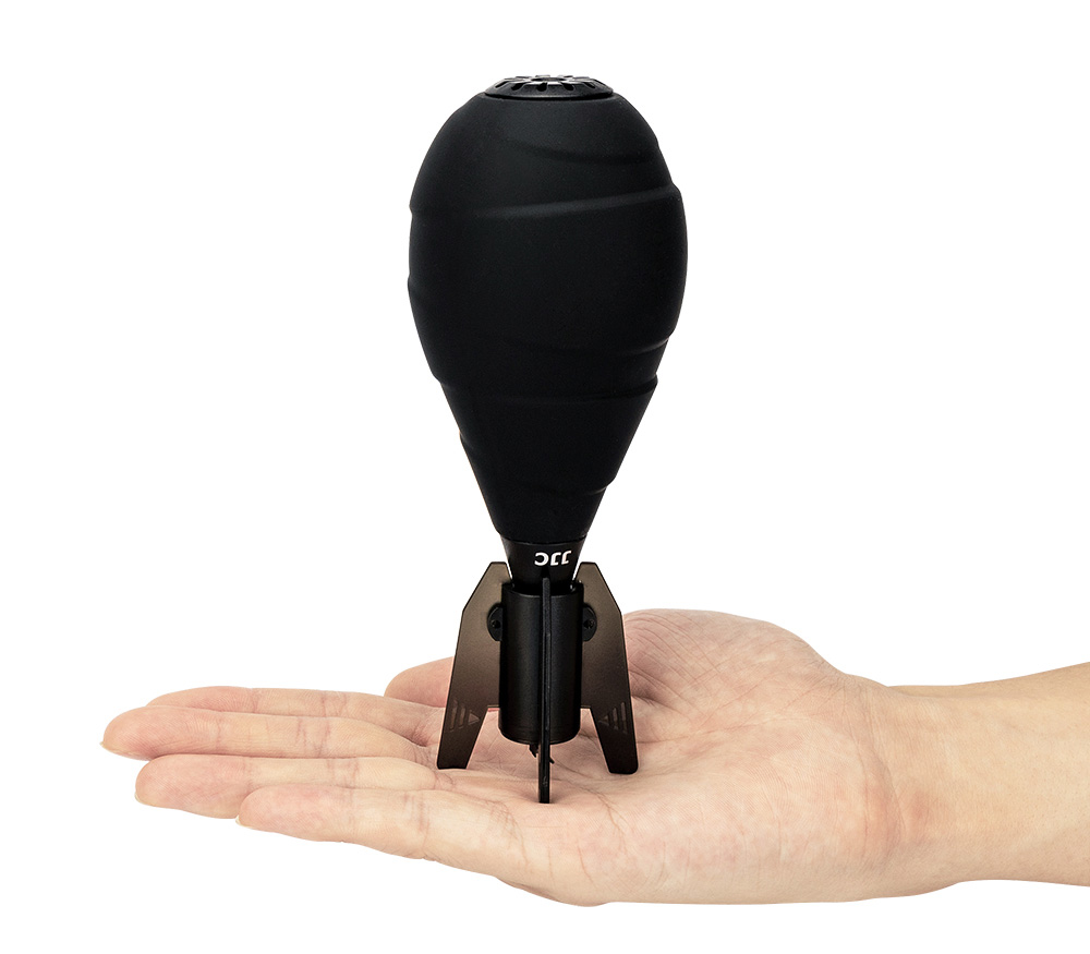 Воздушная груша JJC CL-ABR Black с силиконовым наконечником, черная