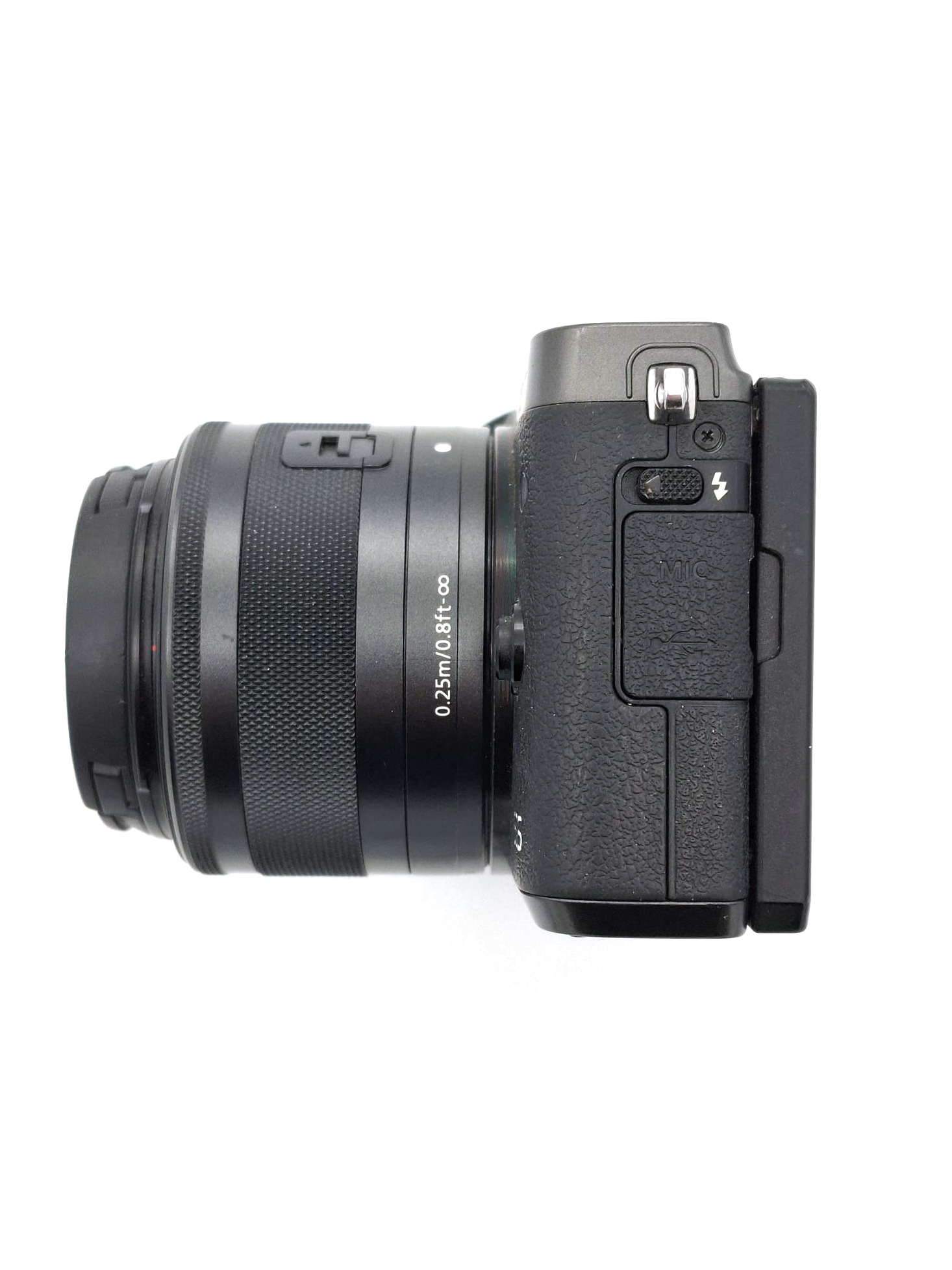 Беззеркальный фотоаппарат Canon EOS M6 Kit Silver 15-45mm f/3.5-6.3 IS STM (состояние 5-) (б/у)