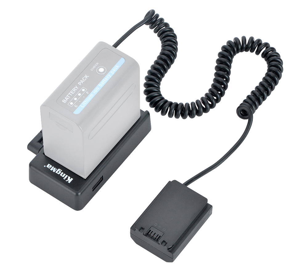 Адаптер питания Kingma DR-FZ100 + площадка BM-F980D для батарей NP-F