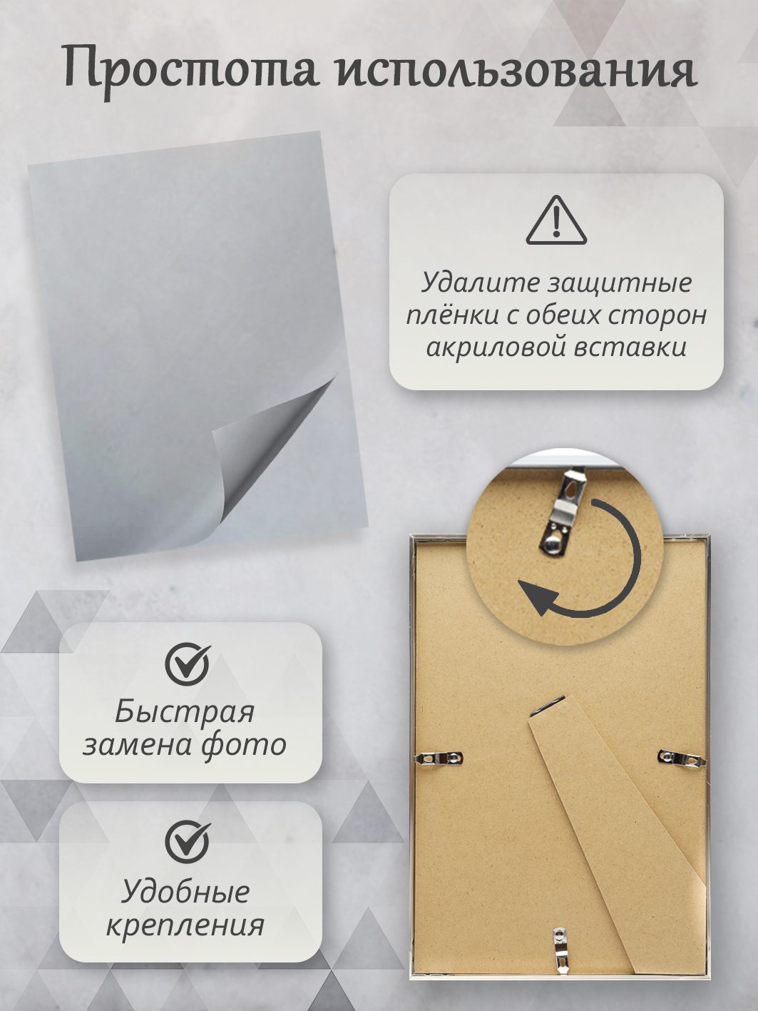 Фоторамка Fotografia 20x30 см, FFAL-8205 алюминий, золото