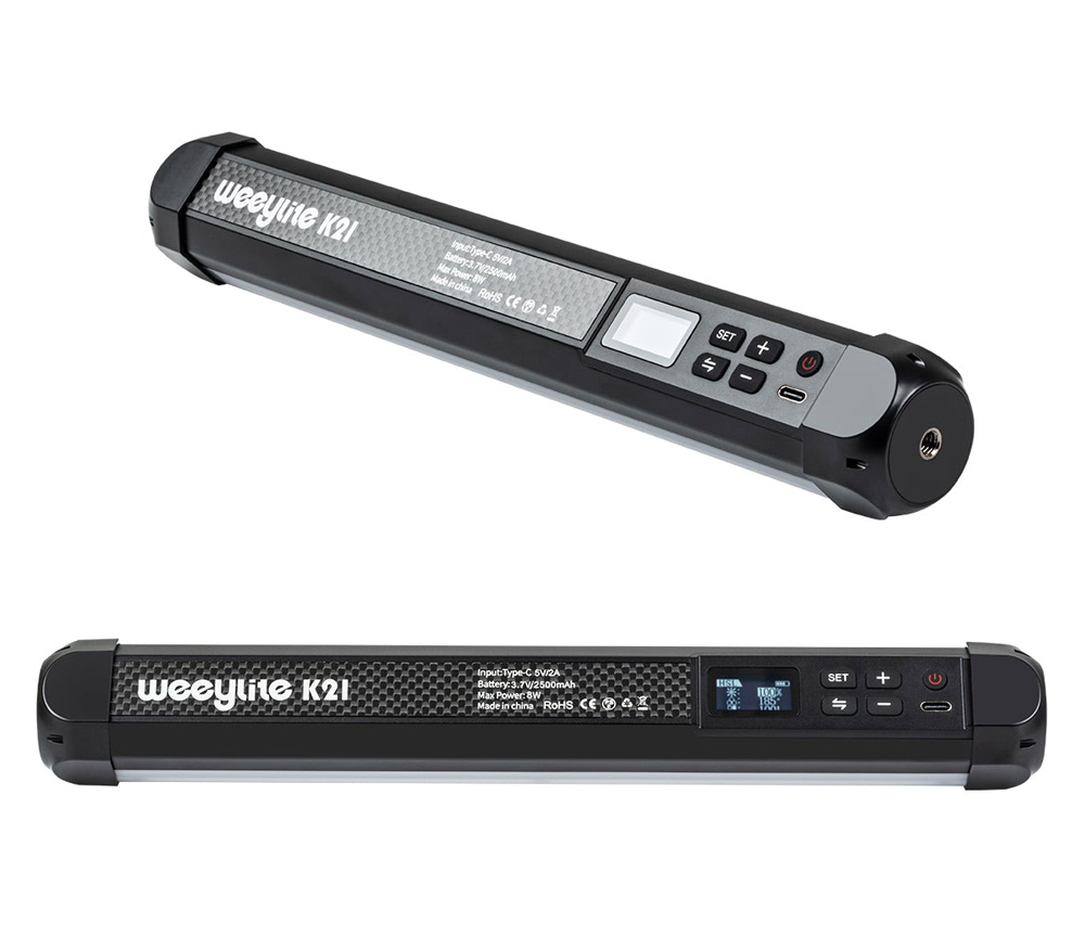 Осветитель Viltrox Weeylite K21, светодиодный, 2500-8500К, RGB, 8 Вт