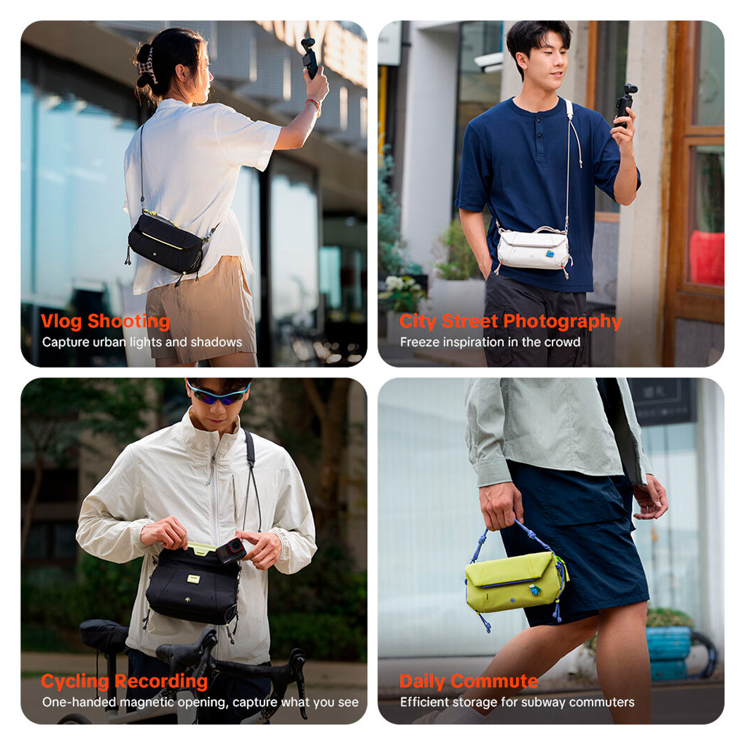 Сумка PGYTECH OneGo Pocket Sling, цвет Space Black