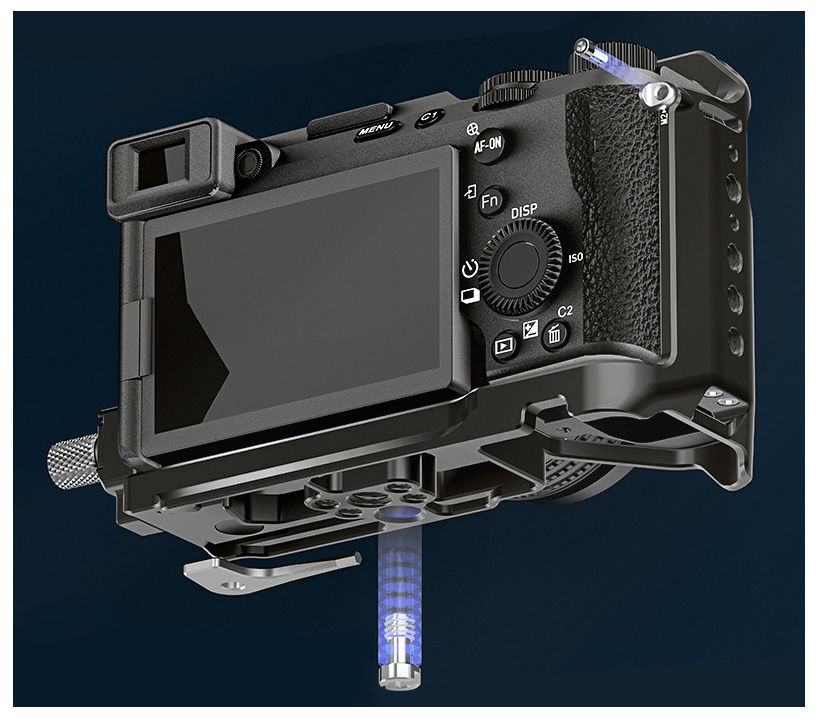 Клетка Puluz PU3217B для Sony A7C II / A7CR, черная