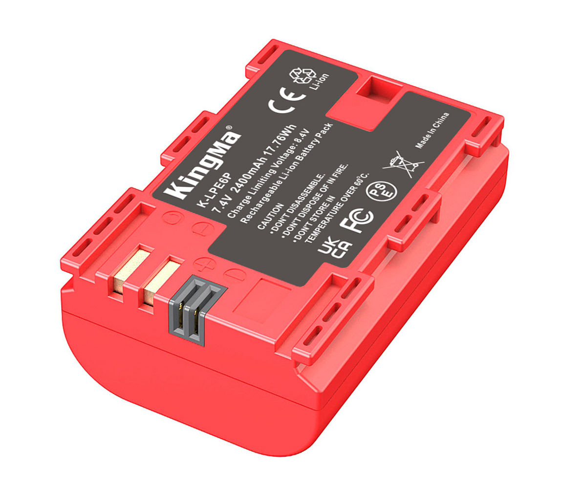 Зарядное устройство Kingma BM058 + 2 аккумулятора LP-E6P, 2400 мАч