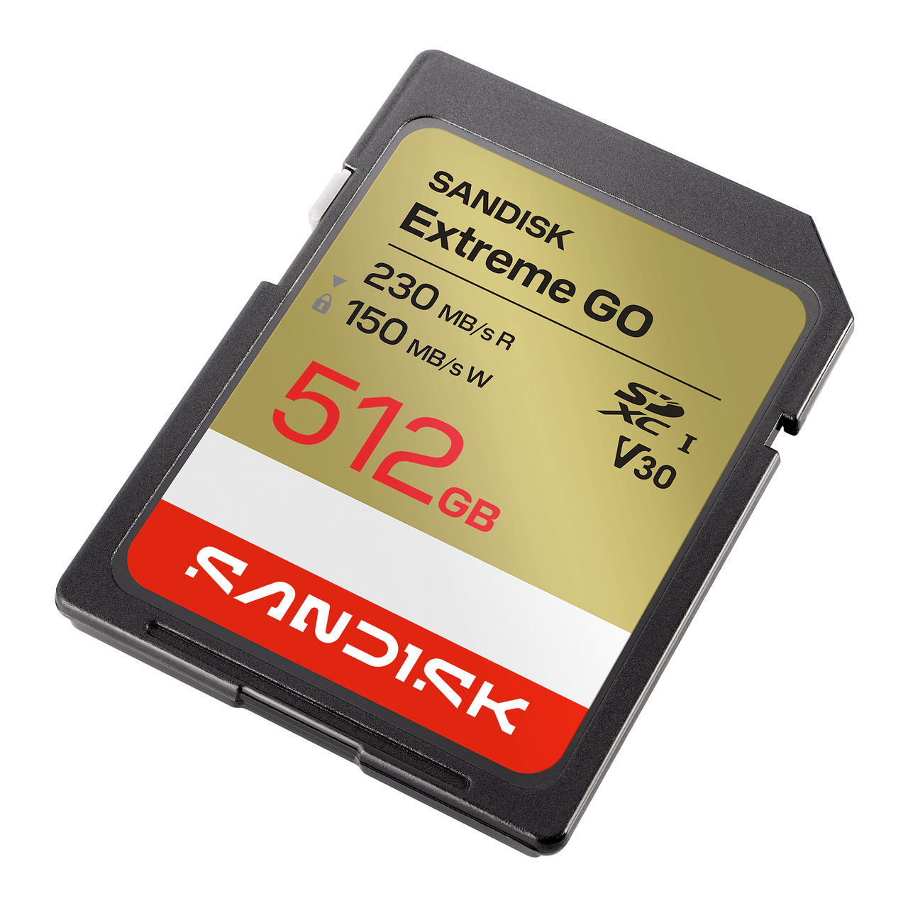 Карта памяти SanDisk SDXC 512GB Extreme GO UHS-I V30 230/150 МБ/с