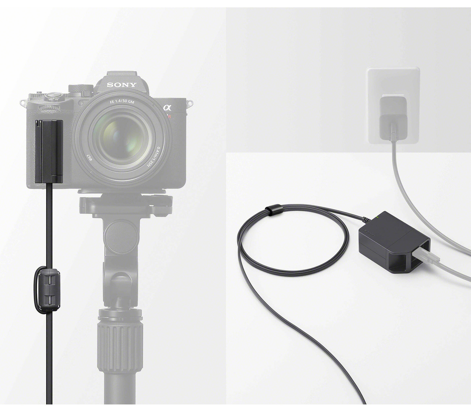 Адаптер питания Sony DC-C1 вместо NP-FW50 и NP-FZ100