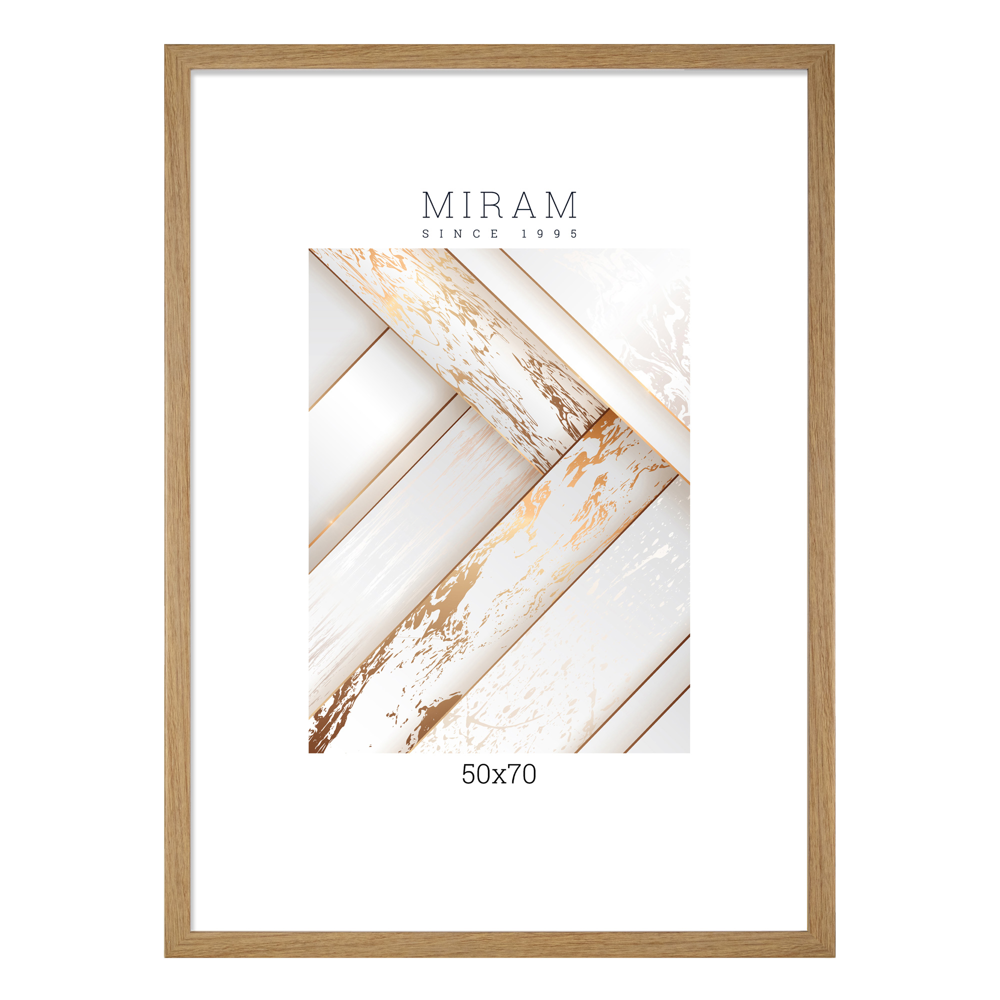 Фоторамка Мирам 50х70 см, светлый дуб (641844-20)