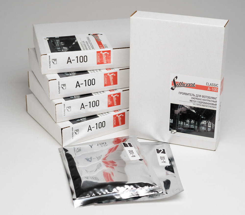 Проявитель для бумаги Silberra A-100, порошок на 3 л