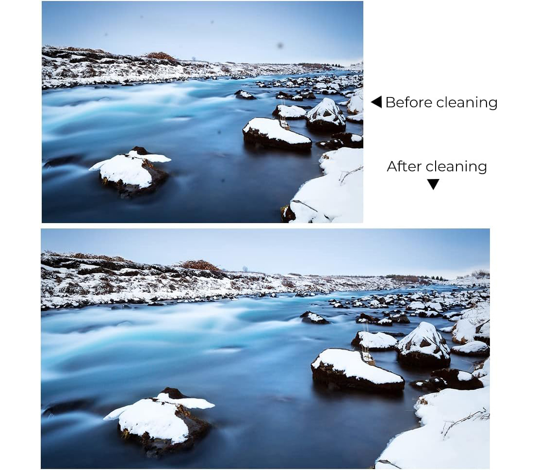 Шваброчки для чистки матриц K&F Concept 1598, для APS-C камер (10 шт, жидкость, перчатки)