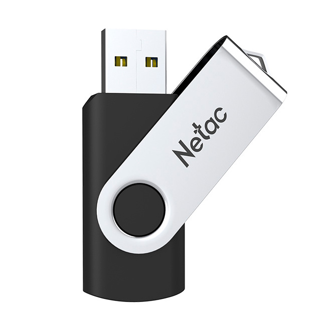 Накопитель Netac USB3 Flash 8GB U505, черный / серебро
