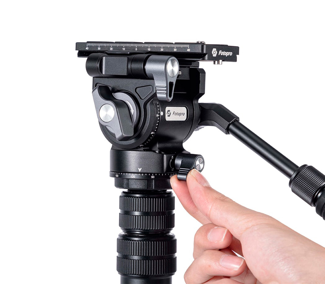 Штативная голова Fotopro MH-6A Pro, жидкостная, для видео, до 5 кг