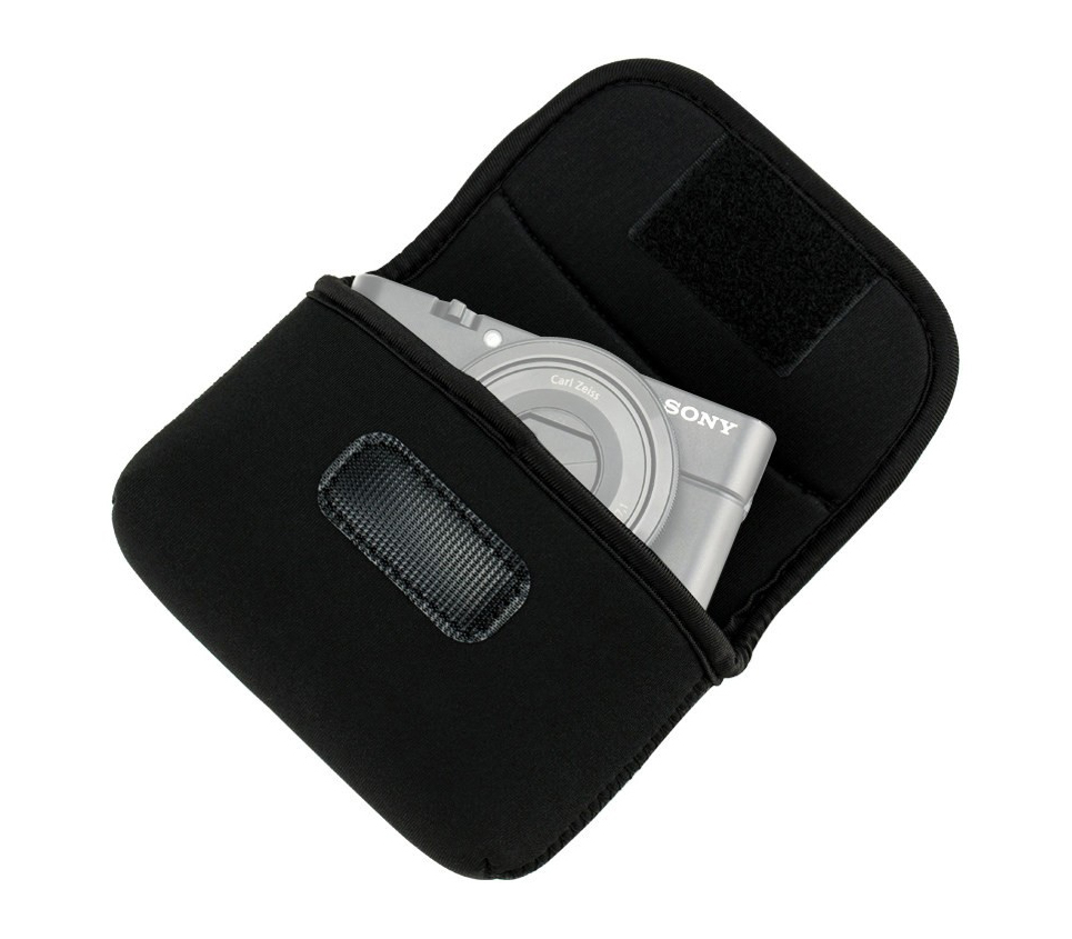 Чехол для компактной камеры JJC OC-R1BK с двумя карманами, неопрен, черный