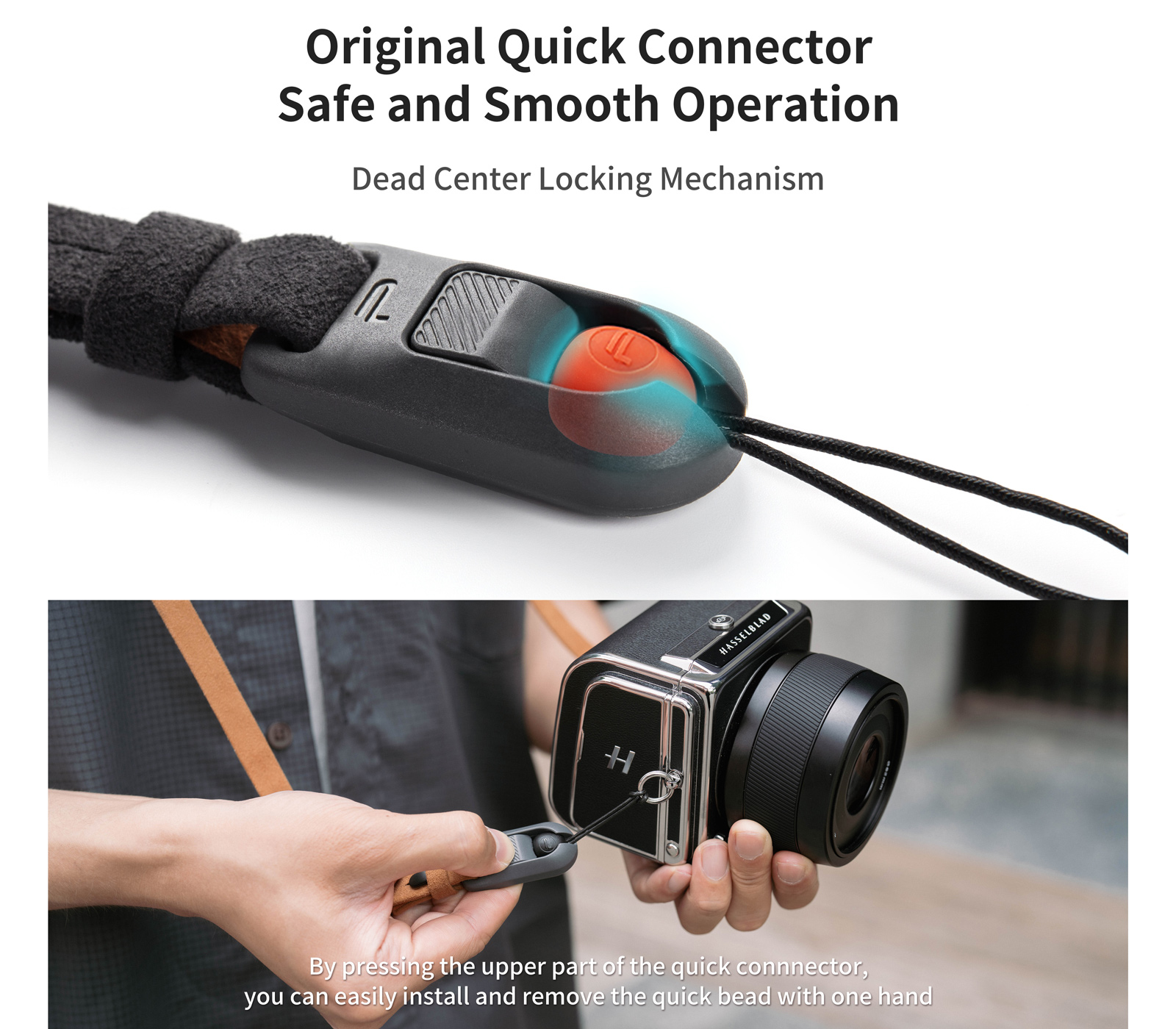 Ремень PGYTECH Camera Shoulder Strap Air Retro Style, размер L, цвет Earth Brown (уцененный)