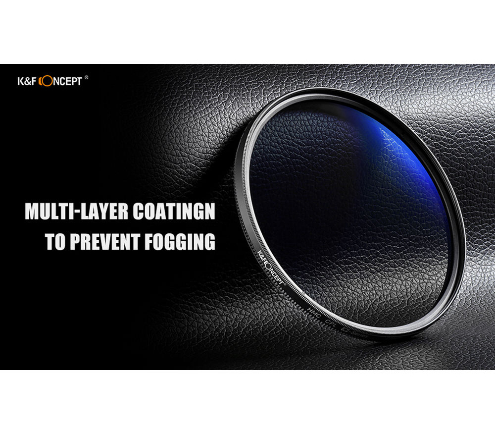 Светофильтр K&F Concept KU12 Classic Series HMC CPL, Blue Coated, 72 мм