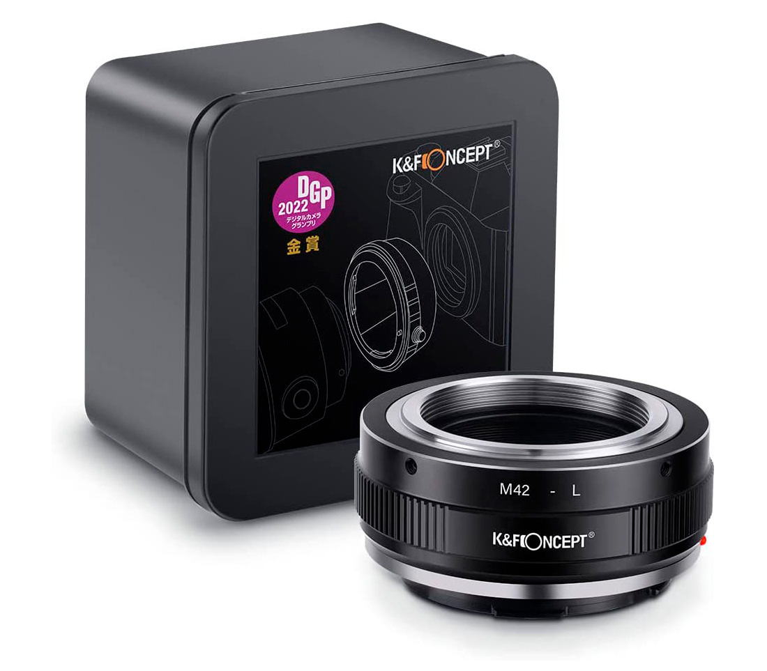Адаптер K&F Concept M42-L, для объективов M42 на камеры L-Mount