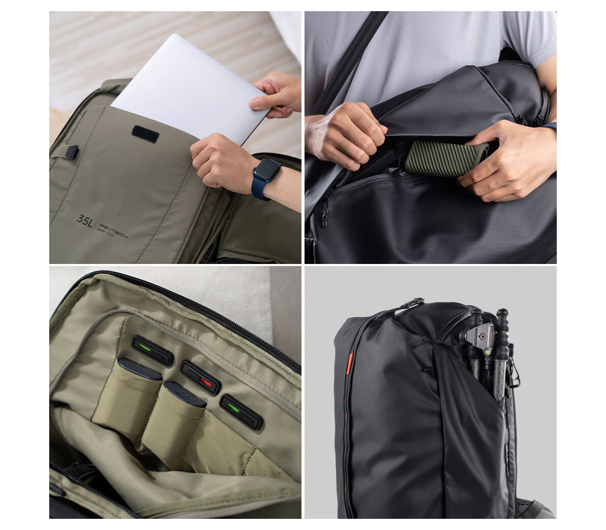 Рюкзак PGYTECH OneMo Travel Backpack 35L, цвет Olive Green