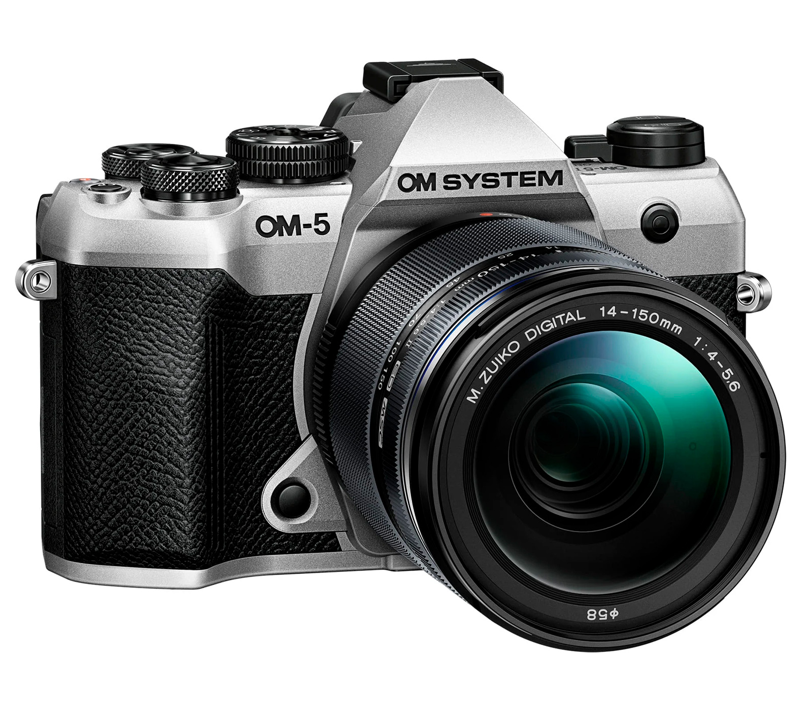 Беззеркальный фотоаппарат OM System OM-5 Mark II Kit 14-150mm серебристый