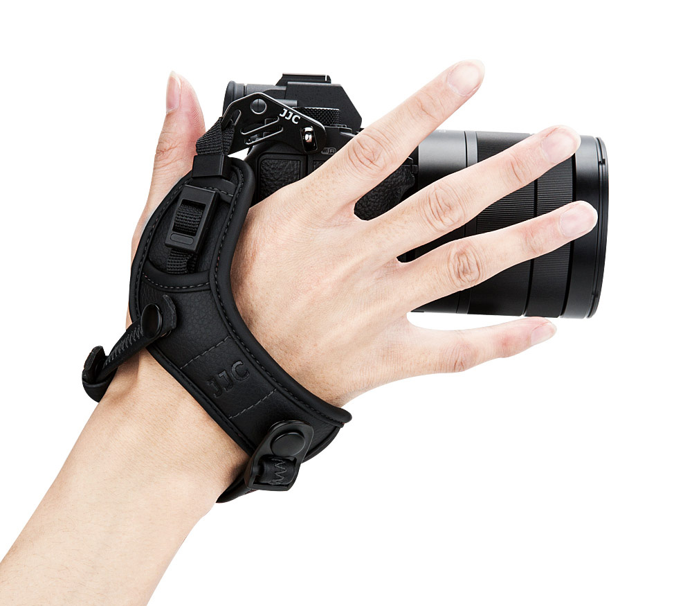 Ремень JJC HS-ML1M Black кистевой, с площадкой Arca-Swiss, черный