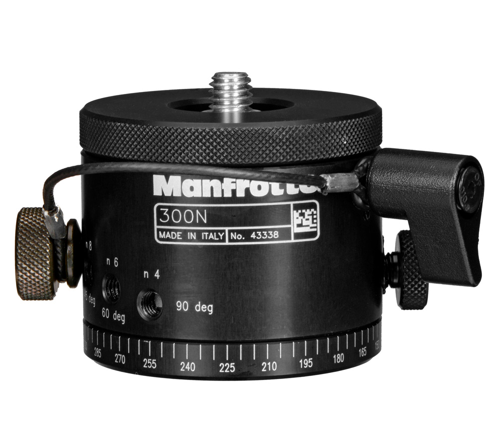 Поворотный блок Manfrotto 300N для панорамной съемки