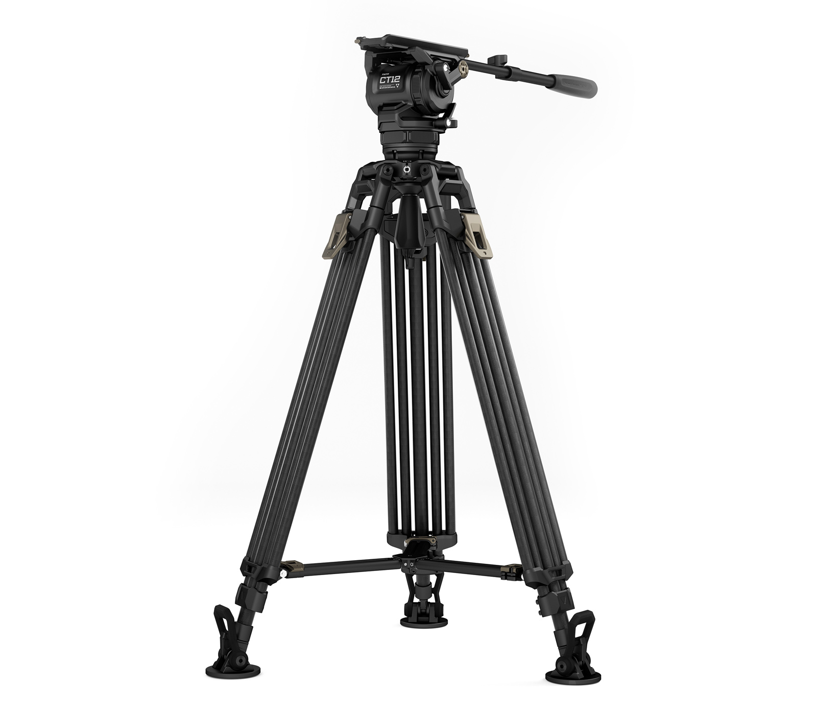 Штатив Tilta CT12 с головой Cine Fluid Head, до 12 кг, карбоновый