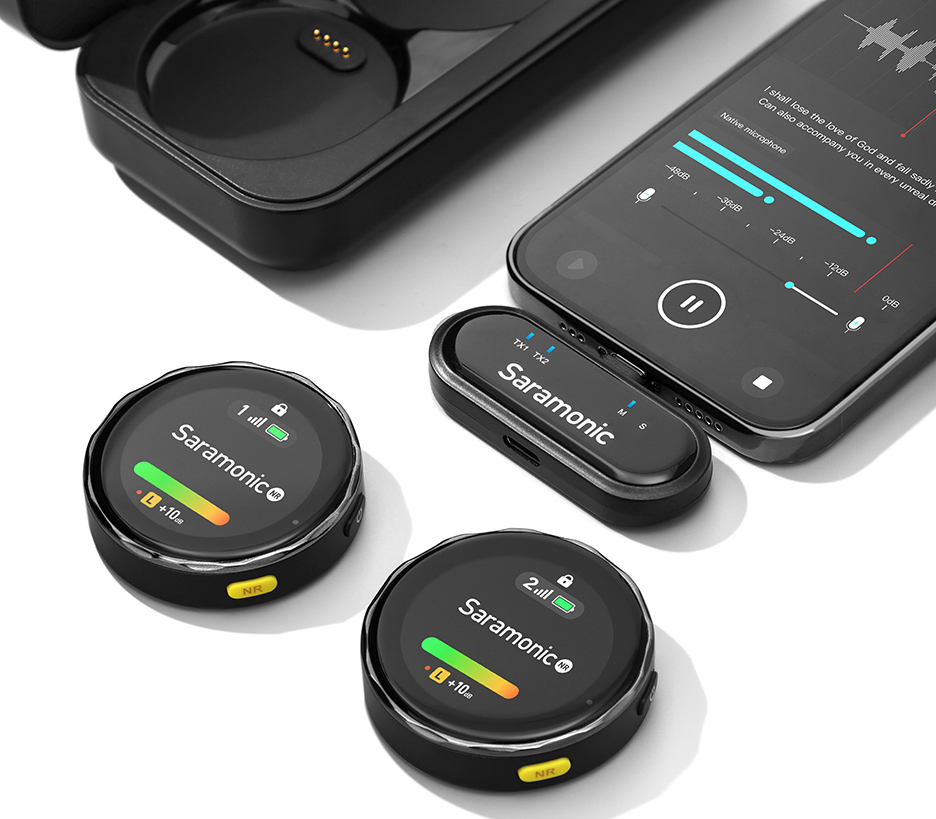 Беспроводная система Saramonic BlinkMe U2, TX+TX+RXUC+RXDi, 2.4 ГГц, Lightning, USB-C