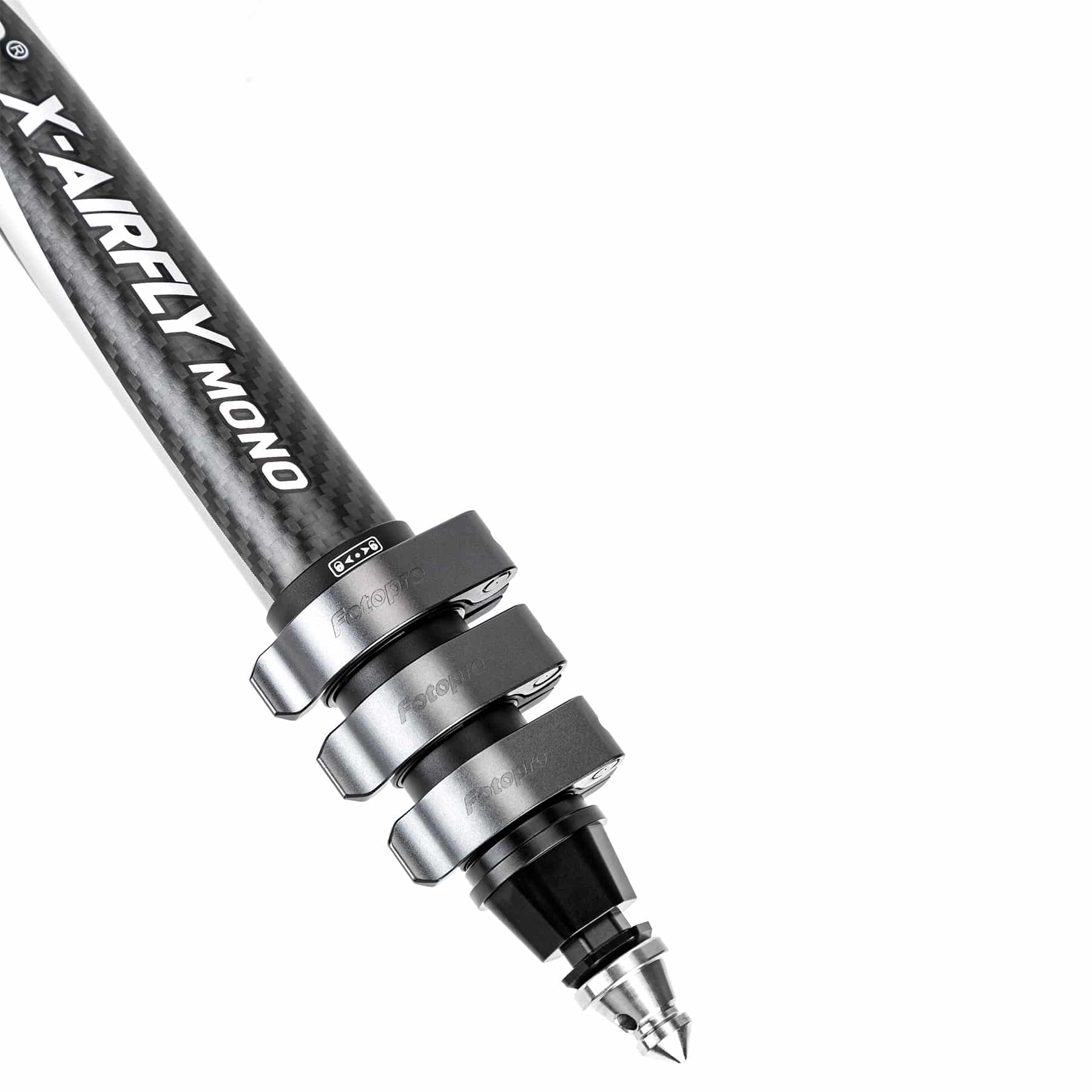 Монопод Fotopro X-Airfly Mono Gray, карбоновый, до 10 кг