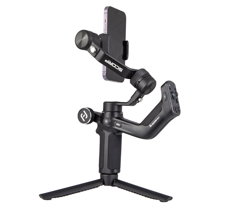 Стабилизатор FeiyuTech Scorp Mini P Kit, трехосевой, для смартфонов, черный (уцененный)