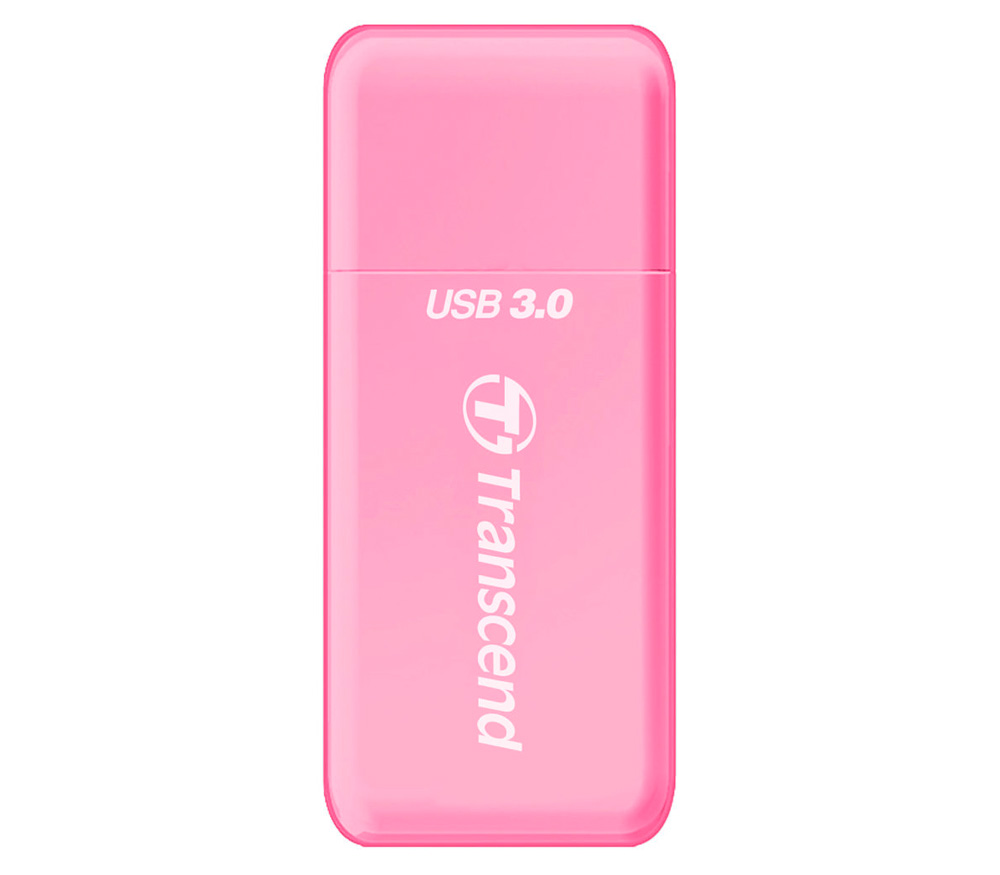 Карт-ридер Transcend RDF5 USB3.1 Gen 1, розовый (TS-RDF5R)