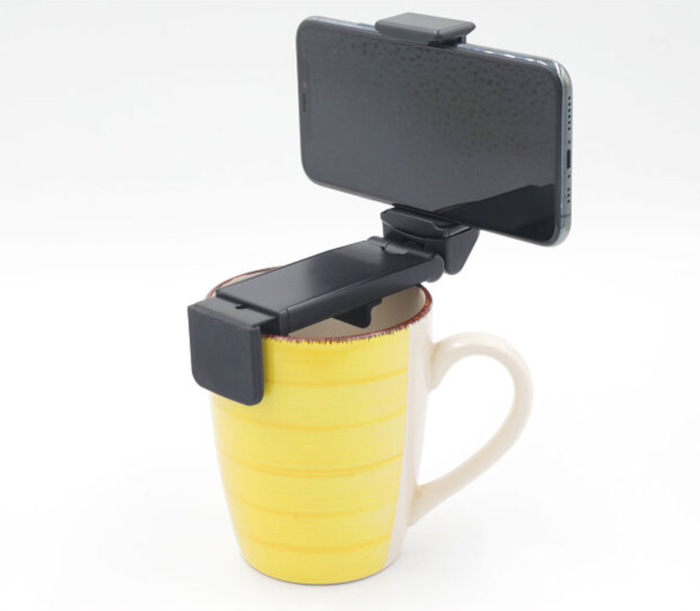 Держатель для смартфонов Fujimi FJ-TRHLP, с изменяемым углом и зажимом-прищепкой