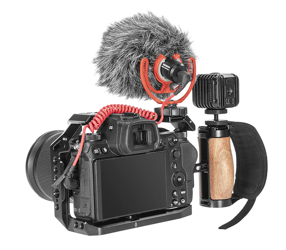 Ручка SmallRig 2913, боковая, деревянная ручка, на 2 винта 1/4"