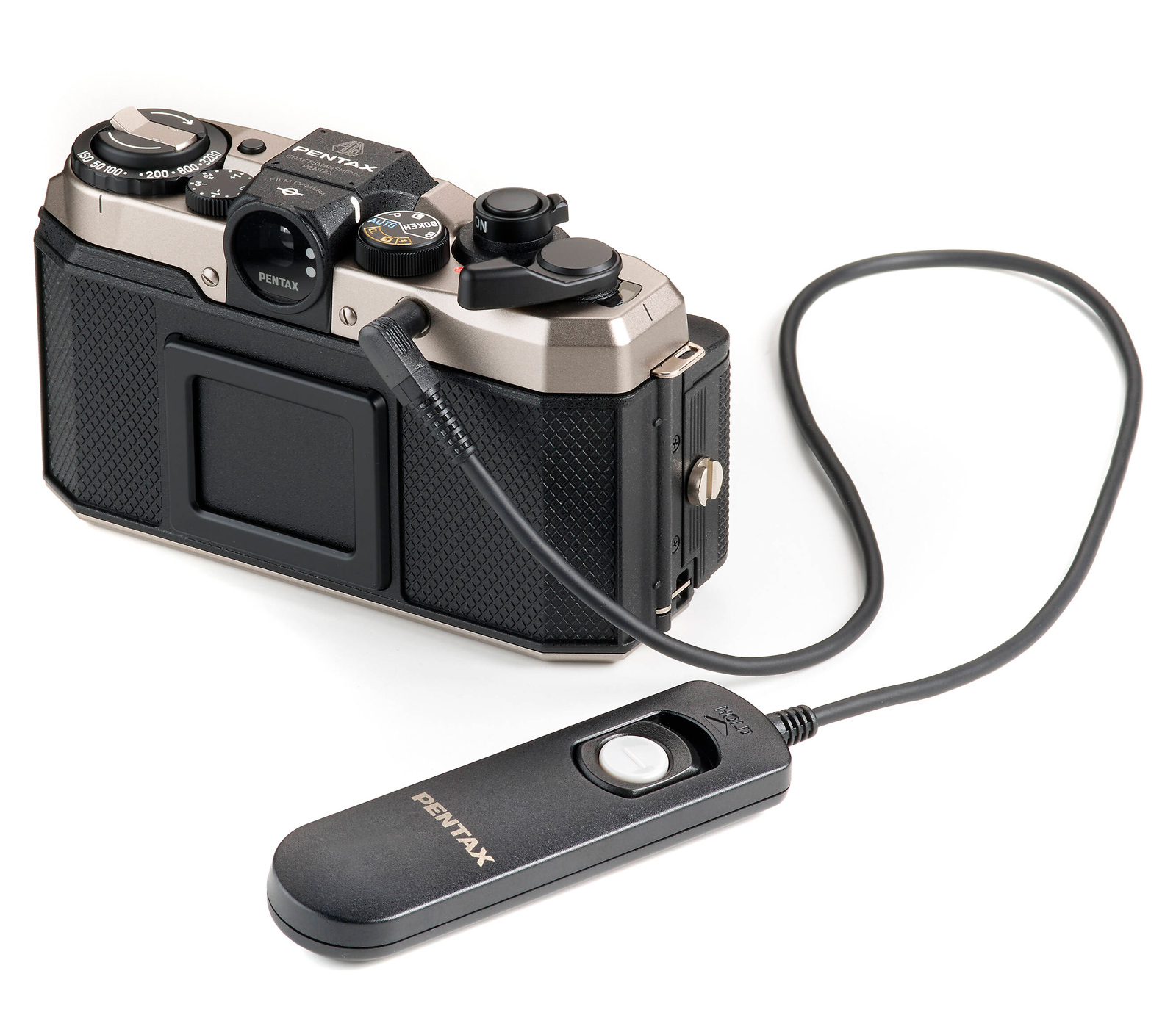 Компактный фотоаппарат Pentax 17, темное серебро