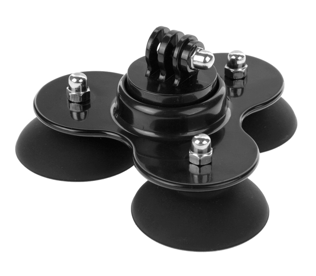 Присоска для экшн-камер Puluz PU164B Triangle Suction Cup Mount