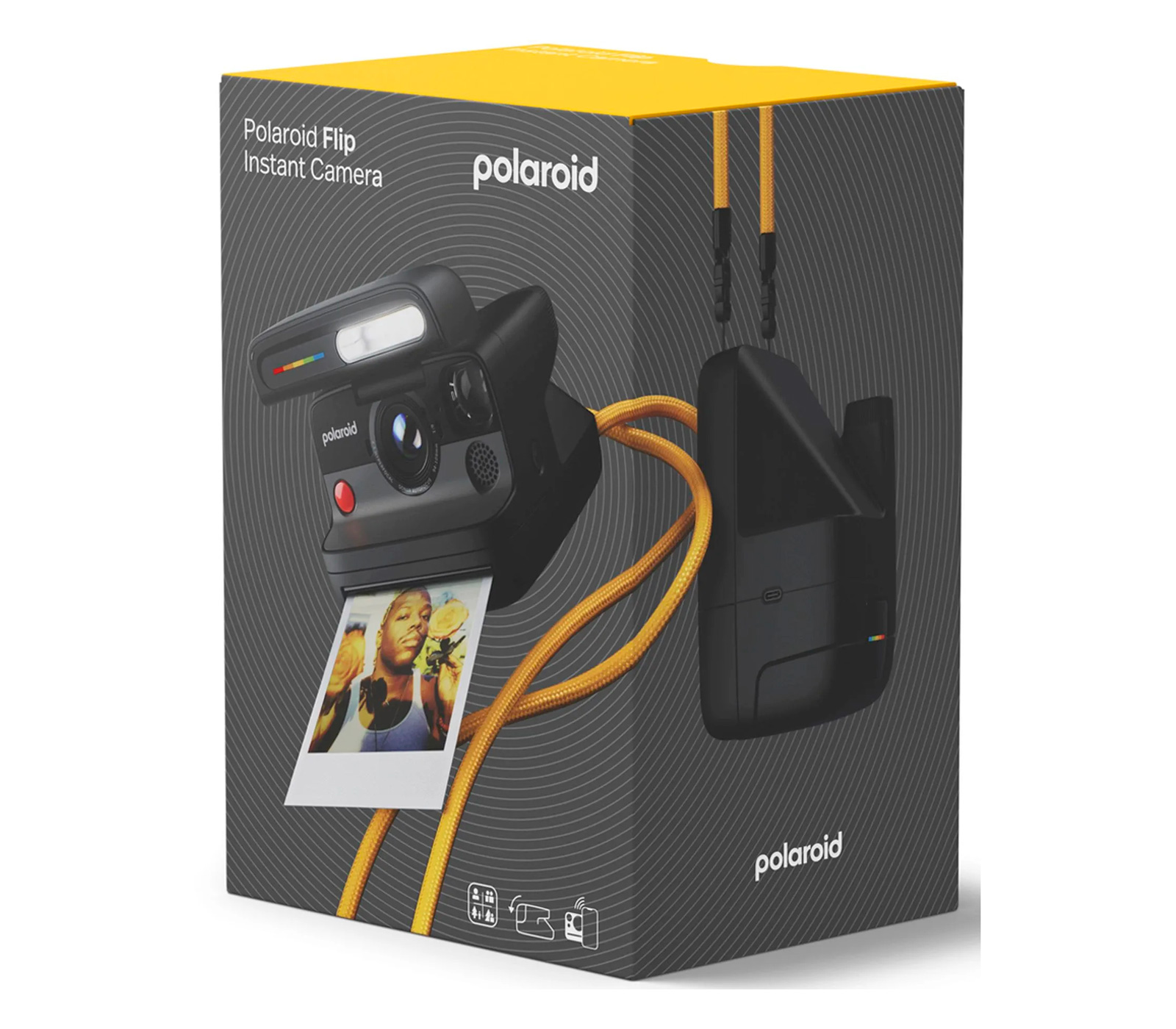 Фотоаппарат моментальной печати Polaroid Flip, черный (уцененный)