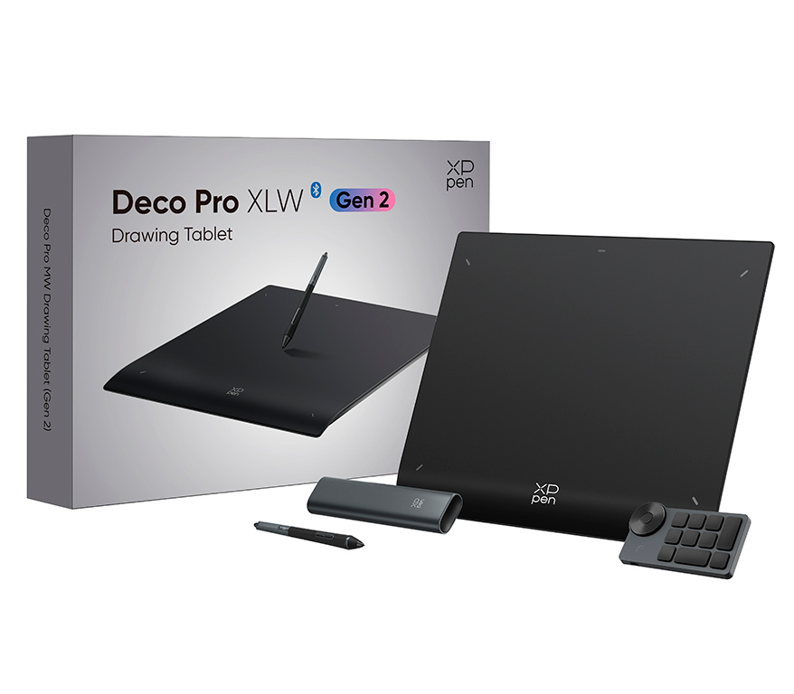 Графический планшет XP-Pen Deco Pro XLW, 2 поколение, с пультом управления