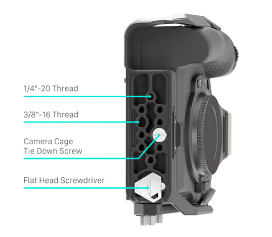 Клетка Tilta Camera Cage Pro Kit для Nikon Z8, титаново-серая