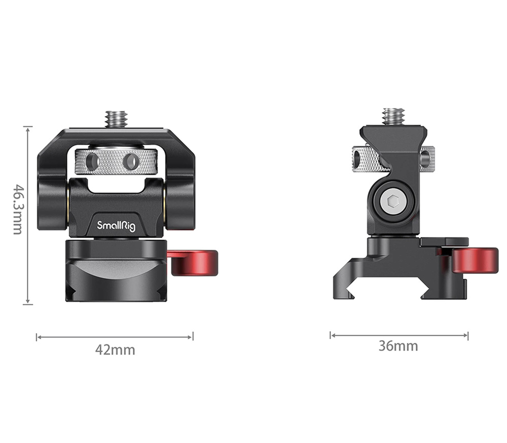 Держатель монитора SmallRig 2906, наклонно-поворотный, планка НАТО, до 1.5 кг